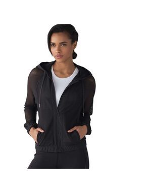 LULULEMON MESH RARE BLACK JACKET